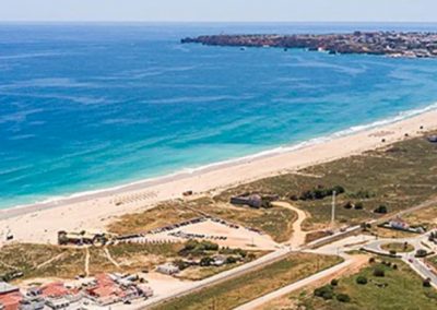 Algarve, emplacement en bord de mer